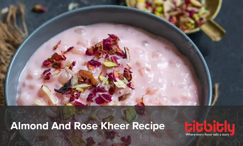 Instant Almond and Rose Kheer Recipe
