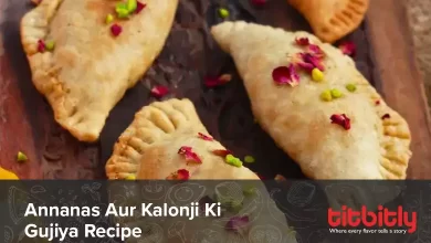 Instant Annanas Aur Kalonji Ki Gujiya Recipe