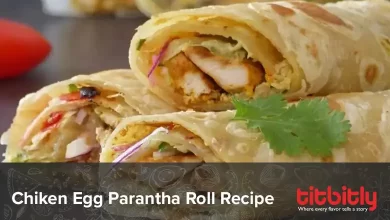 Instant Chicken Egg Parantha Roll Recipe