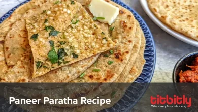 Instant Paneer Paratha Recipe
