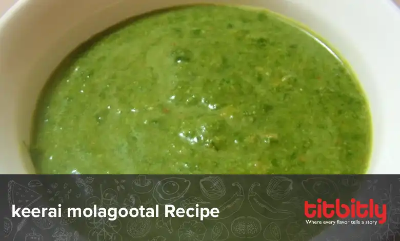 Instant Keerai Molagootal Recipe